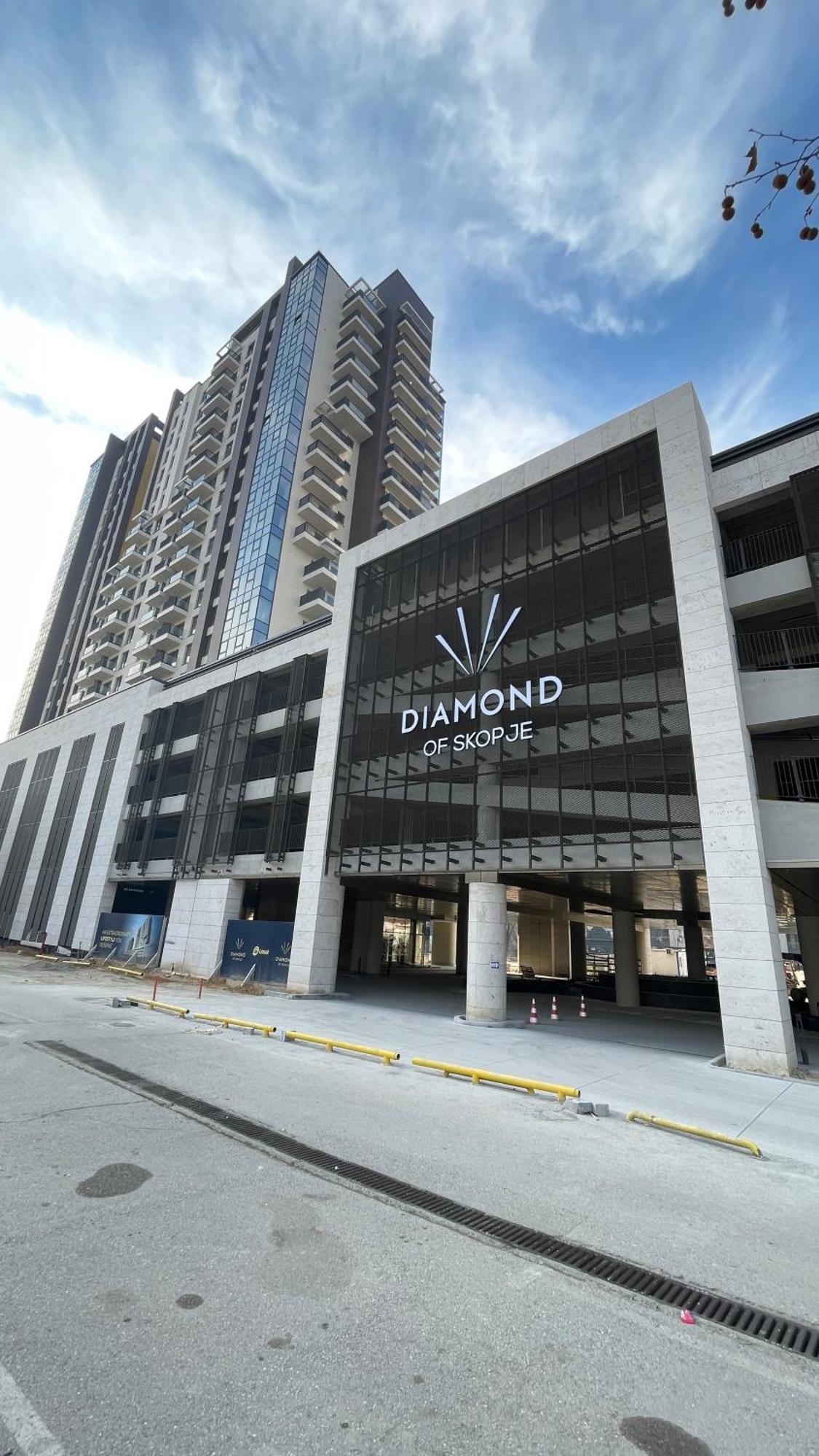 Diamond Of Skopje Luxury Apartment 18Th Floor Exteriör bild